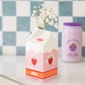 Strawberry Milk Carton Flower Vase