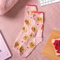 Skarpety z mieszanki bawełny z nadrukiem „Peanut Butter and Jelly”