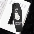RIP Reading In Progress Coffin Bookmark
