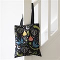 Midnight Bloom Polycotton Tote Bag