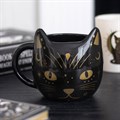 Magick Black Cat Face Mug