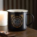 Viking Compass Enamel Mug