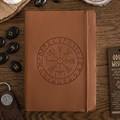 Viking Compass A5 Faux Leather Journal with Pen