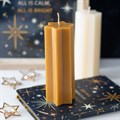 Gold Starry Night Star Shaped Taper Candle