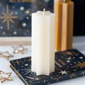 Cream Starry Night Star Shaped Taper Candle