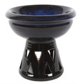 Deep Bowl Blue Oil Burner & Wax Warmer