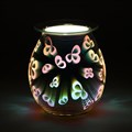 3D Flower Petal Light Up Electric Oil Burner  (UK 3-Pin Plug)