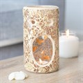 Gold Pillar Crackle Glass Oil Burner