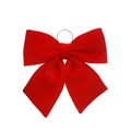 34cm Red Velvet Fabric Bow
