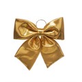 34cm Gold Metallic Fabric Bow
