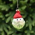 Christmas Sprout Glass Hanging Decoration