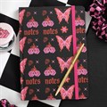 Flaming Butterfly A5 Notebook