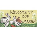 Welcome To Our Warren Smiley Sign