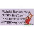 Please Remove Your Shoes