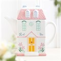Pastel House Shaped Teapot