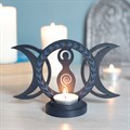 Triple Goddess Resin Tealight Holder