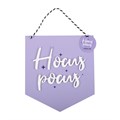 Purple Hocus Pocus Hanging Sign