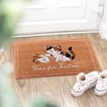 Home for Teatime Calico Cat Doormat