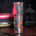 Black Rose Print Tube Candle