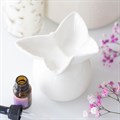 White Butterfly Oil Burner