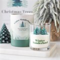 Winter Wonderland Candle with Tree Scene