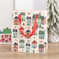 Kerstprint-cadeauzakje