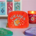 Zodiac Zest Aquarius Velvet Pouch